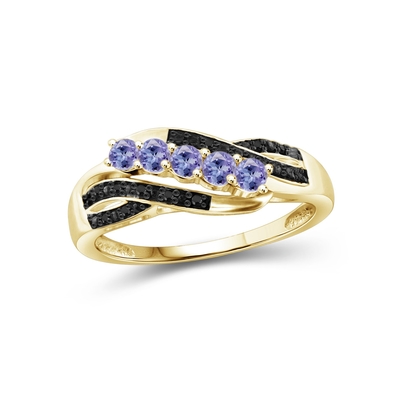 2 ct 쿠션 컷 탄자나이트 칵테일이 18K 화이트 골드에서 스터링 실버  약혼 반지로 접어든다는 것을 당연합니다