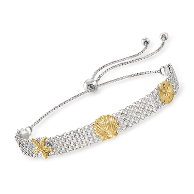 심장으로부터의 14개 킬로톤 옐로우 골드 바다 생명 밴드 7 인치 해변 좋은 보석 이상적 Gifts For Women 선물 세트