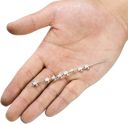 160 PC 고대 사랑스러운 거북 매달리는 은 비즈 참 적합성 원래 밴드 9x7mm