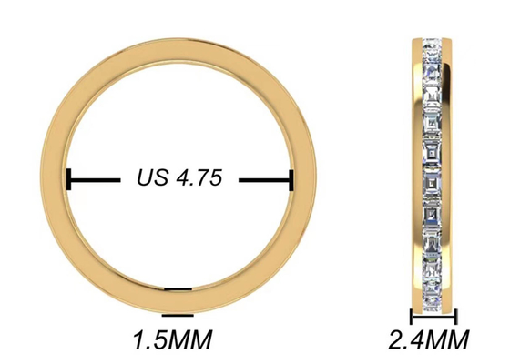 선물을 위한 2.0×1.5MM OEM ODM를 가진 27pcs 다이아몬드 18K 로즈 골드 반지