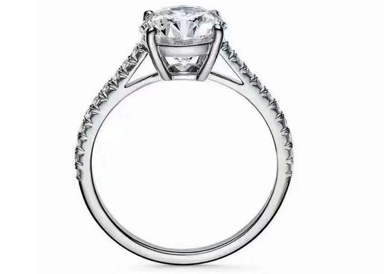 38pcs 천연 다이아몬드 약혼 반지 설정 라운드 컷 1.2ct RD7MM