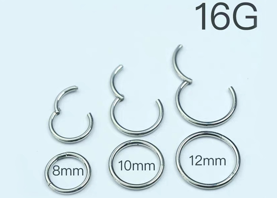 OEM 8mm 격막 반지, 기념일 선물을 위한 코 격막 보석