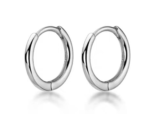 여자 1.2mm×10mm 차원을 위한 섹시한 나선 14k 금 고리 귀걸이 ODM