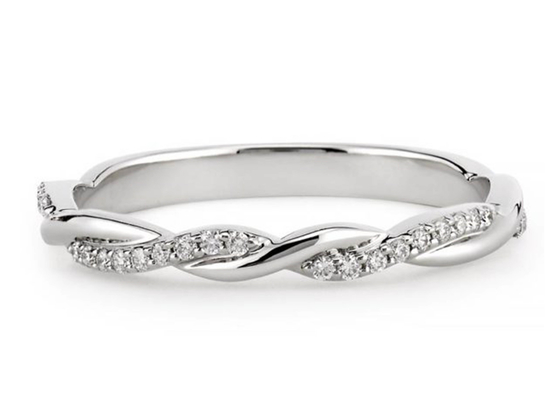 약혼을 위한 14K 화이트 골드 진짜 다이아몬드 보석 반지 0.3ct 둥근 커트 ODM