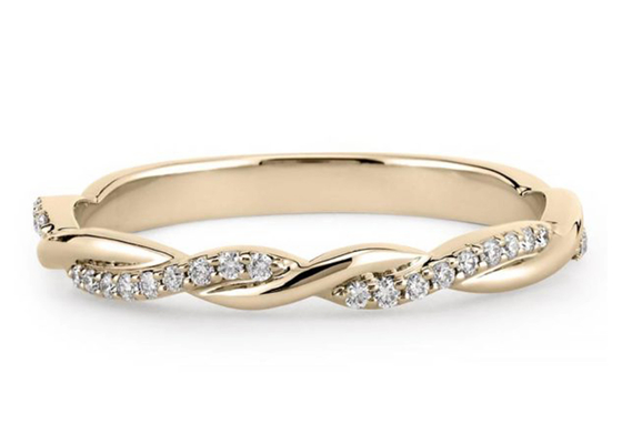 약혼을 위한 14K 화이트 골드 진짜 다이아몬드 보석 반지 0.3ct 둥근 커트 ODM