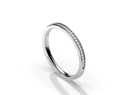 기념일용 하프 이터니티 9K 골드 링 스태킹 0.36ct 무게