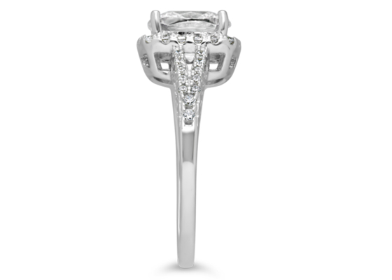Cusion 커트 2.43ct 14K 순금 보석, 익지않는 자연적인 다이아몬드 약혼 반지 ODM