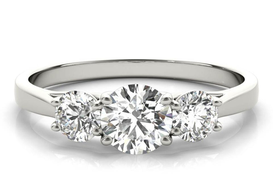 1.0캐럿 9K 실버 링 925 스털링 실버 소재, Moissanite ODM 포함