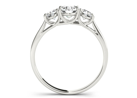 1.0캐럿 9K 실버 링 925 스털링 실버 소재, Moissanite ODM 포함