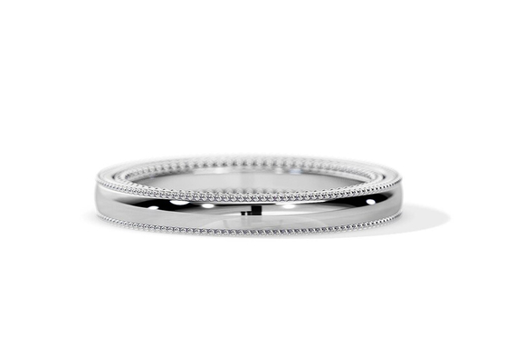 ODM 2 음색 금 약혼 반지, 4MM 5MM 6MM 금 결혼반지 반지 OEM