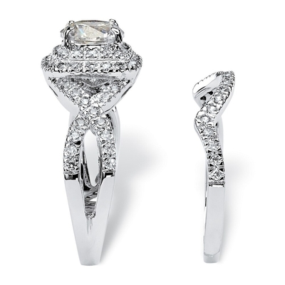 신부를 위한 0.92ct SI1 다이아몬드 약혼 결혼 반지 둥근 커트