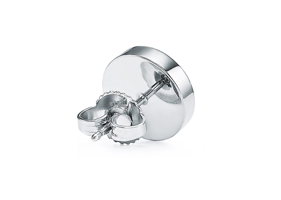 ODM 청록색 원형 귀걸이, Dia 9.65mm 18k 청록색 귀걸이 2.37g 무게